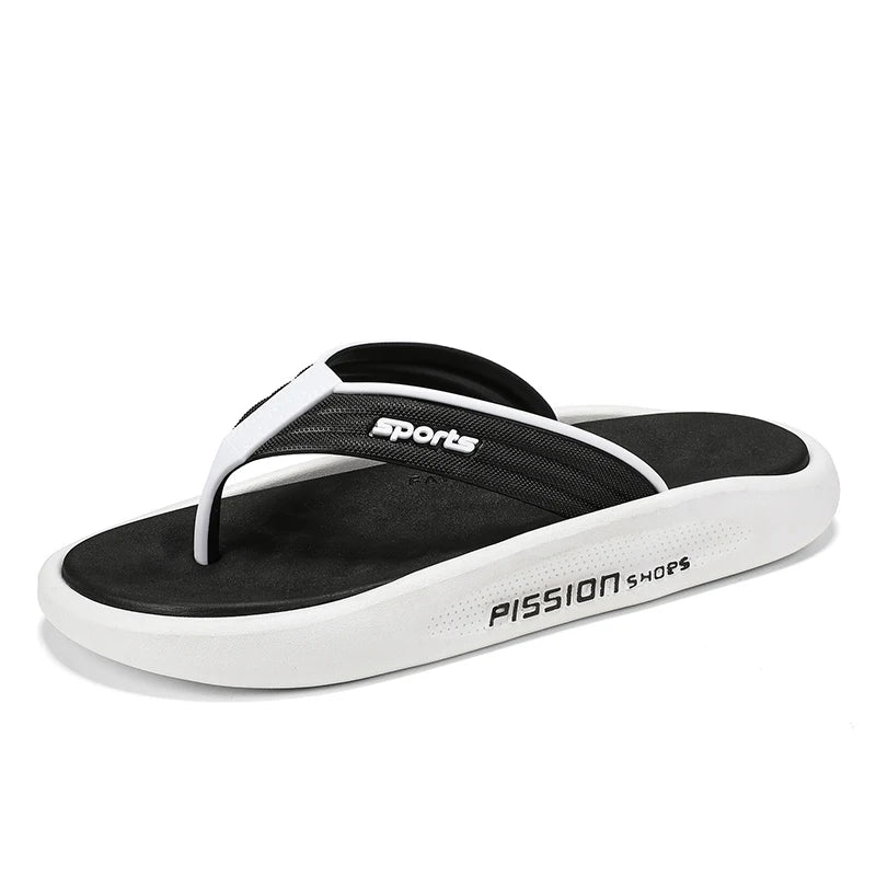 Outdoor Anti-skid Lightweight Mens Flip Flop Summer Casual Men’s Beach Shoes Classic Style Trendy Cozy Holiday Sandals for Man