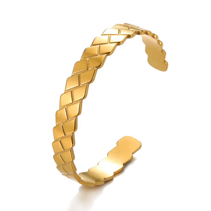 Stainless Steel Bangles Bracelets for women Trendy Aesthetic Opening Bangles Jewelry Wedding Gift pulseras mujer bijoux