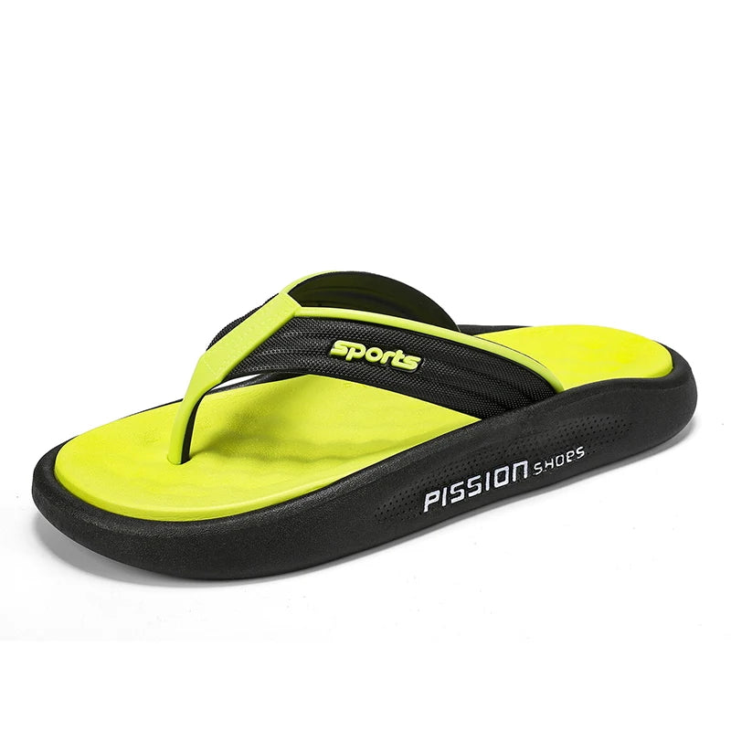 Outdoor Anti-skid Lightweight Mens Flip Flop Summer Casual Men’s Beach Shoes Classic Style Trendy Cozy Holiday Sandals for Man