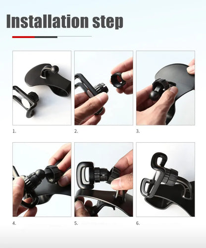 Suporte giratório 360 para celular automotivo, suporte universal para painel de carro, suporte para aderência automática, suporte fixo para celular