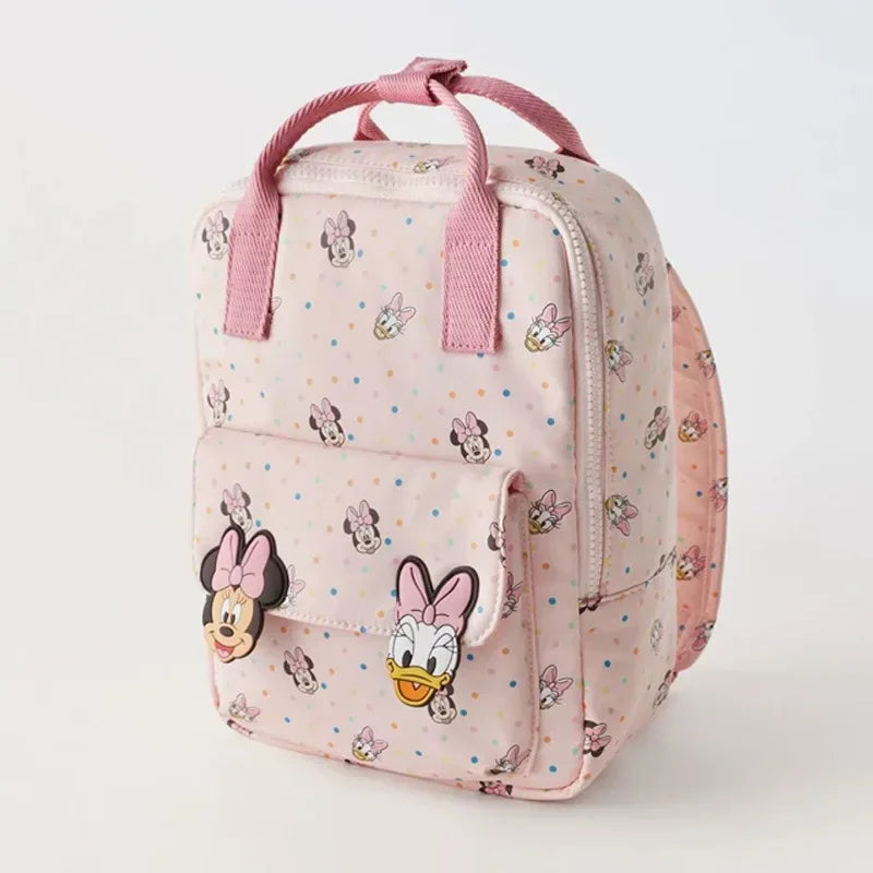 Fashion Children Bags Baby Minnie Mouse Printed Backpack Kindergarten Cartoon Schoolbag