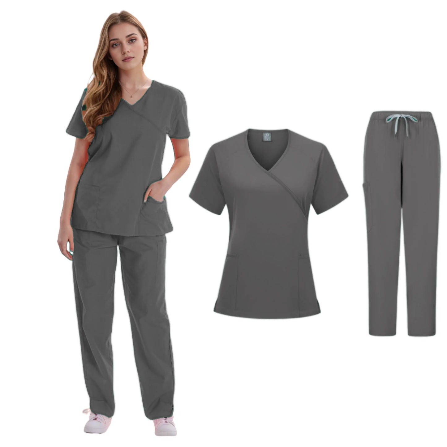 Clinical Uniforms Woman Uniforme Clinica Dental Joggers Scrubs Scrub Suit Medical Hospital Scrubs Uniforms Sets Spa Work Wear