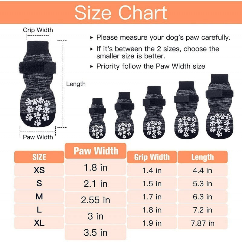 Dog Medium-sized Dog Waterproof Anti-drop Warm Indoor Pet Ankle Sock