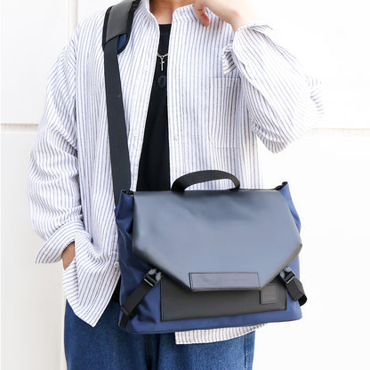 High Quality Boys Business Handbags Vintage Men's Shoulder Bag Business Travel Crossbody Bag Large Capacity Casual Messenge Bag 