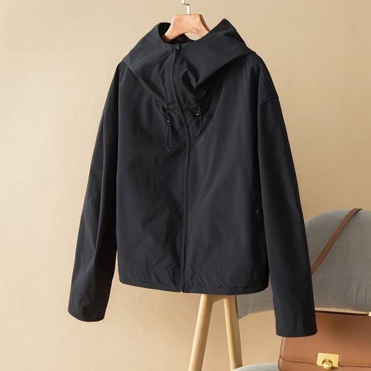 Short Trench Coat Feminino Fashionable Profile Slimming