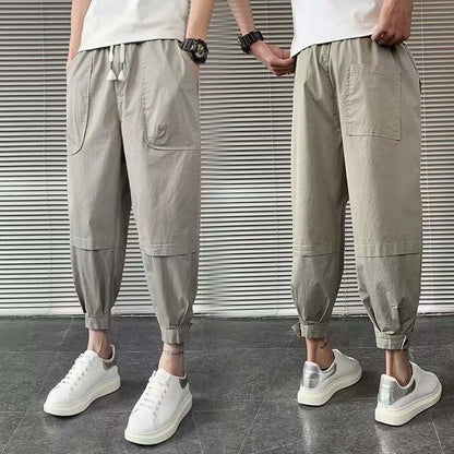 Harem Pants Men's Spring Loose Korean Style Plus Size