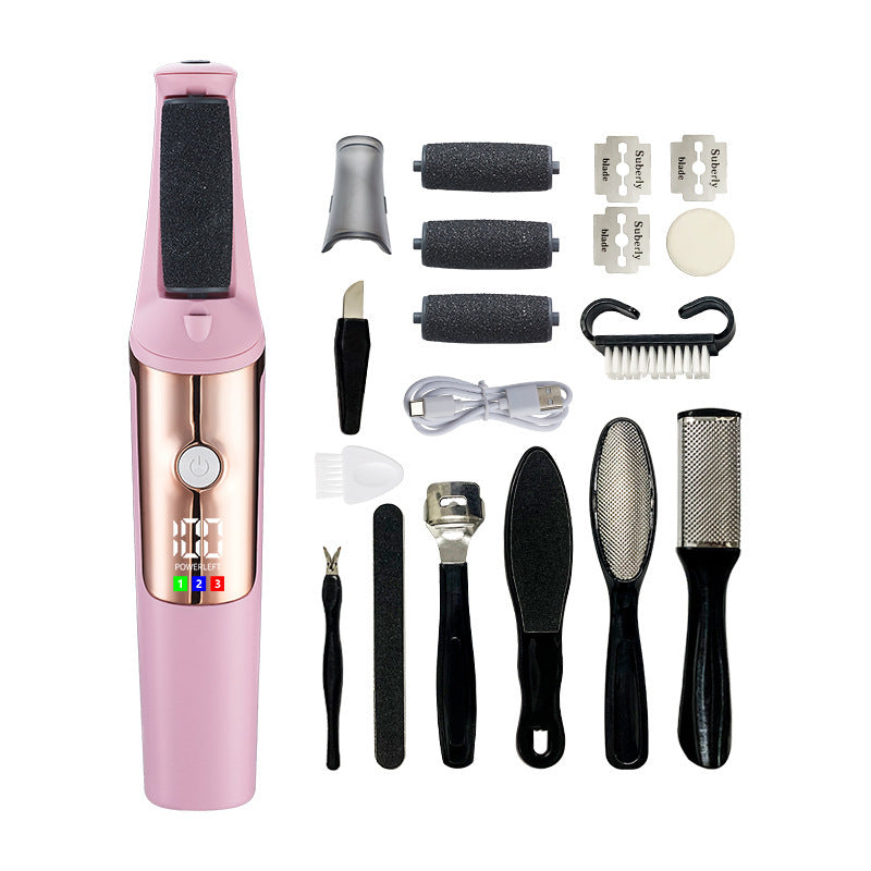 Electric Foot Grinder Automatic Foot Rubbing Calluses Removing Foot Pedicure Tool