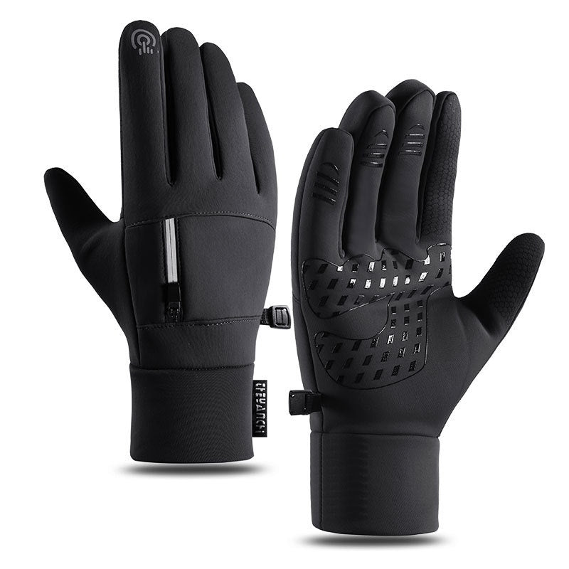 Men's Cycling Gloves Q803 Fleece-lined Polar Fleece Wear-resistant