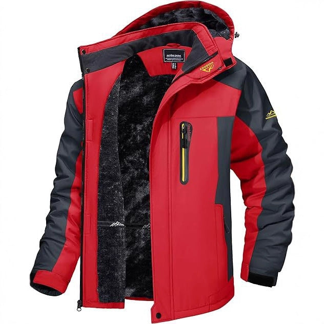 Casual Hooded Warm Cotton Coat Men