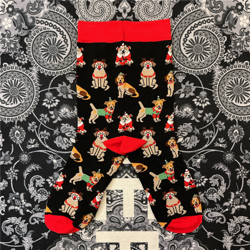 Medium Sock Funny Hot Dog Dachshund