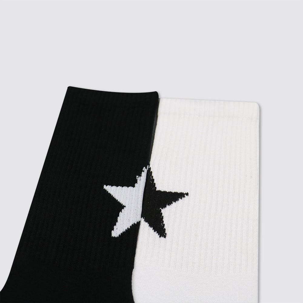 Simple Personality Street Sport Mid-calf Length Sock