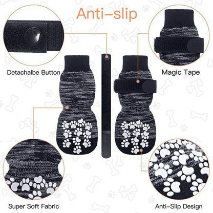 Dog Medium-sized Dog Waterproof Anti-drop Warm Indoor Pet Ankle Sock