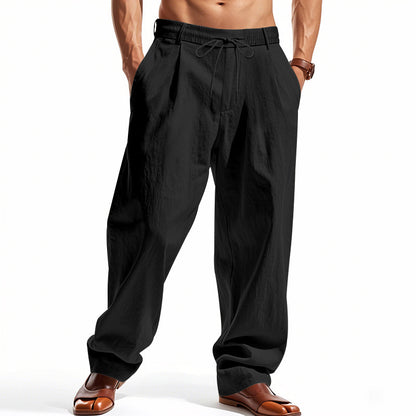 Simple Trendy Wide-leg Beach Sports Trousers For Men