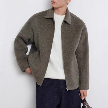 Double-sided Woolen Coat Men's 2025 Autumn And Winter