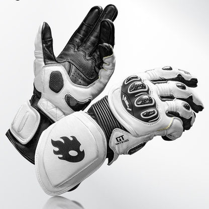 Glove Motorcycle Track Carbon Fiber Long